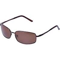 Polariseret herresolbrille, brun - let stel...
